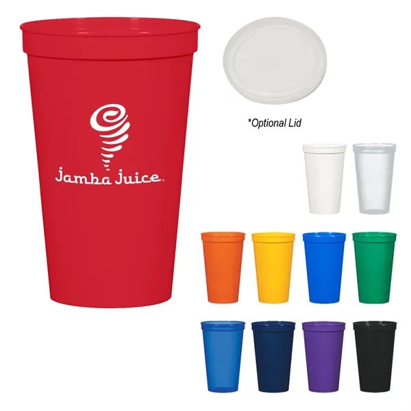 22 Oz. Big Game Stadium Cup. Made With Up To 25%... from ASI 61125 Hit Promotional Products / Hit®