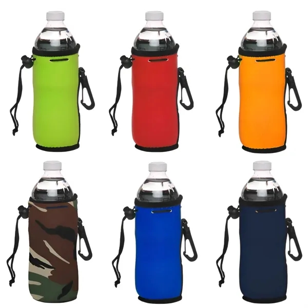 Neoprene drawstring bottle insulator, 12 oz. plus 1 color silkscreen imprint... from ASI 37218 Athena Promo (tm)