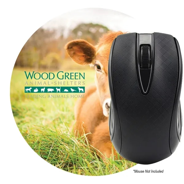 Round mouse pad with four color dye sublimation printing that measures... from ASI 61125 Hit Promotional Products / Hit®