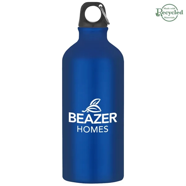 20 oz. Aluminum bike bottle with split ring and black lid.... from ASI 61125 Hit Promotional Products / Hit®