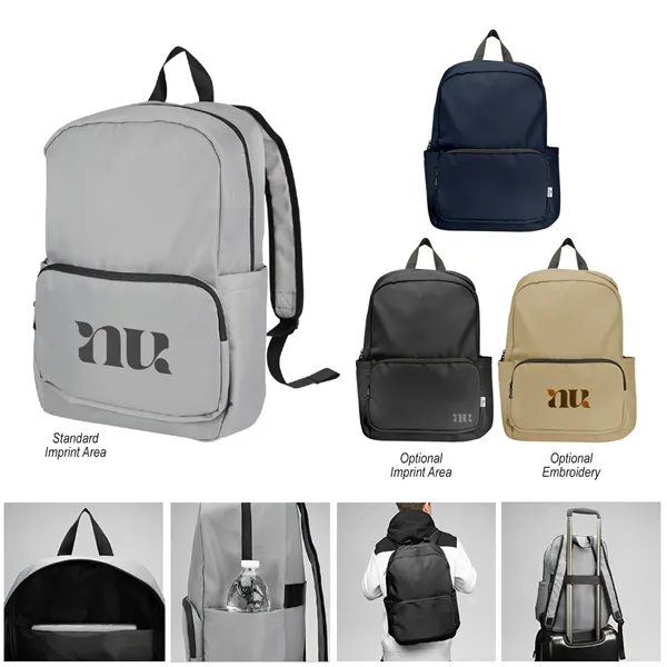 Recycled polyester backpack with padded laptop pocket.... from ASI 61125 Hit Promotional Products / Hit®