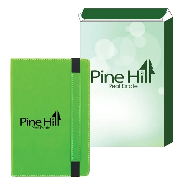 Journal/notebook with custom gift box.... from ASI 61125 Hit Promotional Products / Hit®