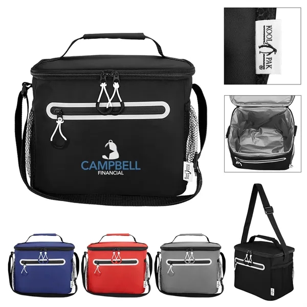 12 can cooler bag with PEVA lining and adjustable shoulder strap.... from ASI 61125 Hit Promotional Products / Hit®