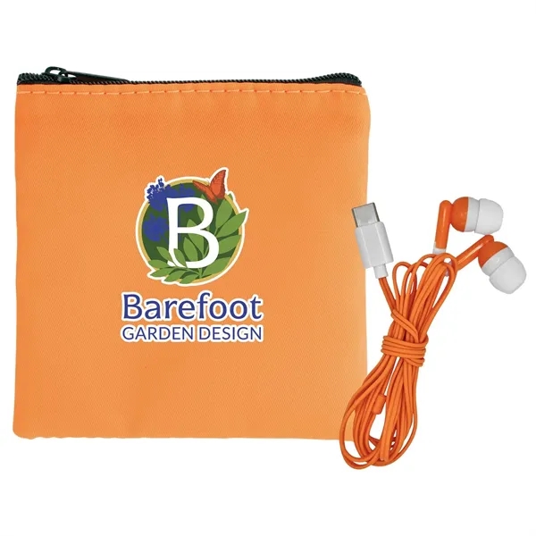 Colorful RPET Ear Bud Pouch... from ASI 30208 A P Specialties / AP Specialties