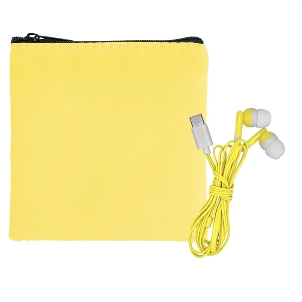 Colorful RPET Ear Bud Pouch... from ASI 30208 A P Specialties / AP Specialties