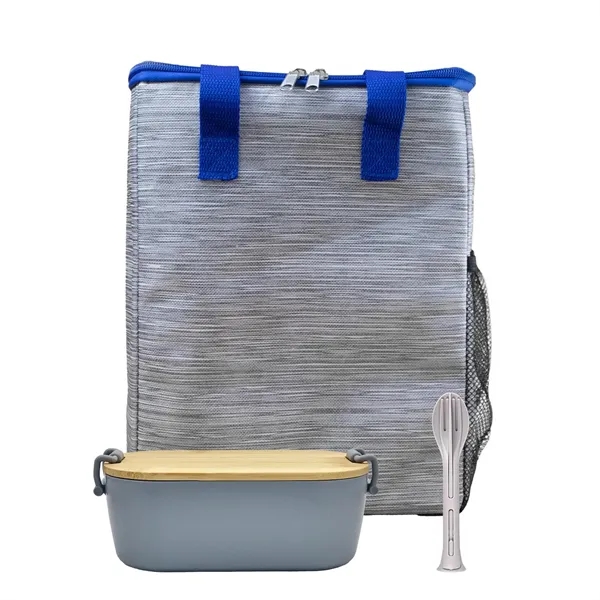 Bamboo & Utensil Lunch Tote... from ASI 30208 A P Specialties / AP Specialties