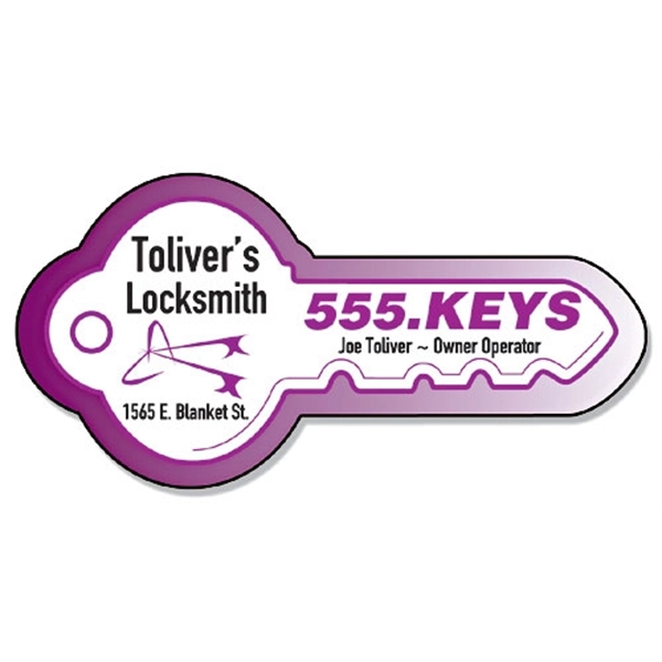 Magnet - Key Shape (3.5x1.75) - 20 Mil.... from ASI 91760 Tradenet Publishing / TradeNet Line