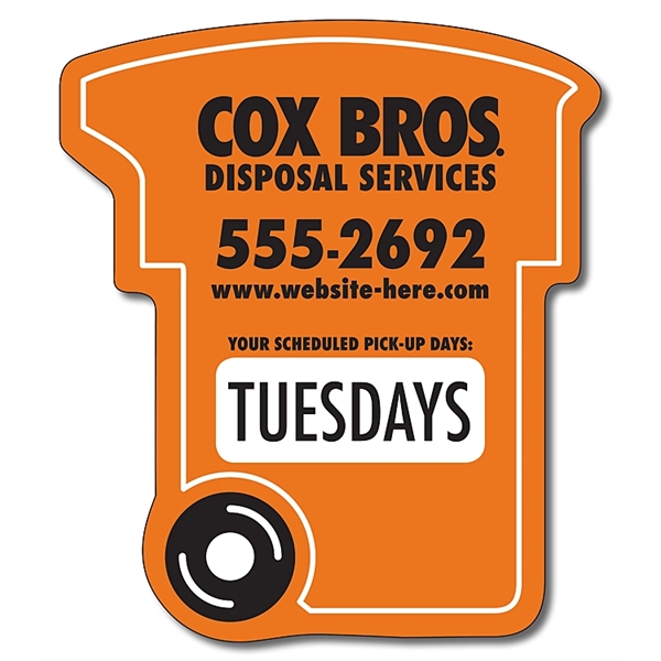 Magnet - Trash Can (3.475x4) - 20 Mil.... from ASI 91760 Tradenet Publishing / TradeNet Line