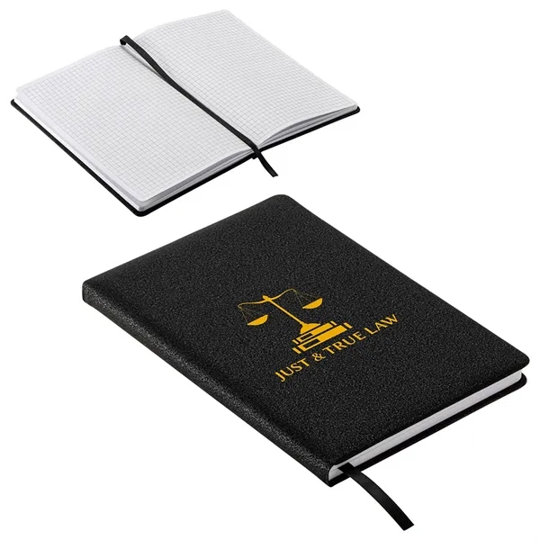 Padded Hardcover Journal with Grid-Lined Paper... from ASI 36730 Ariel Premium Supply Inc