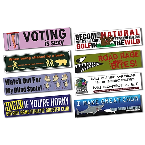 Magnetic Car/Truck/Auto/Vehicle Bumper Sign - 11.5x3... from ASI 91760 Tradenet Publishing / TradeNet Line