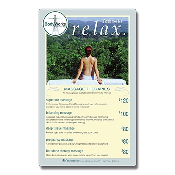 Laminated Menu - 5.25x8.5 - 14 pt.... from ASI 91760 Tradenet Publishing / TradeNet Line