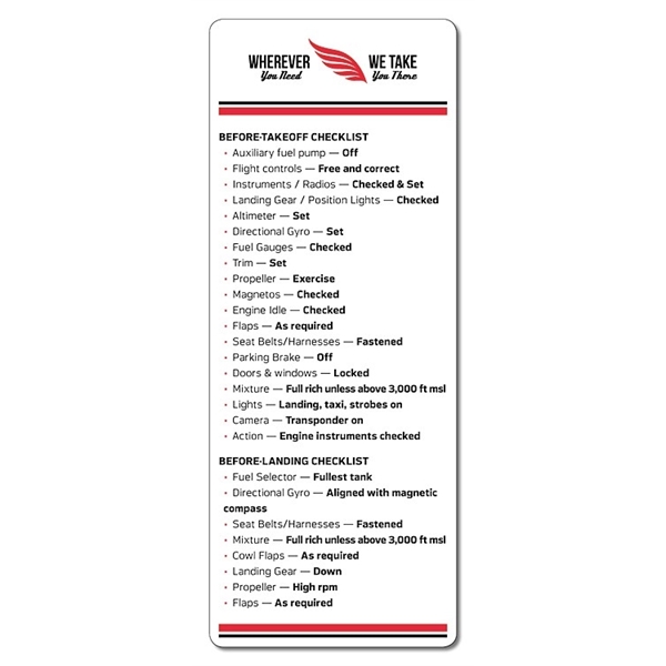 Magnet - 3.25x8.25 Round Corners - 20 mil.... from ASI 91760 Tradenet Publishing / TradeNet Line