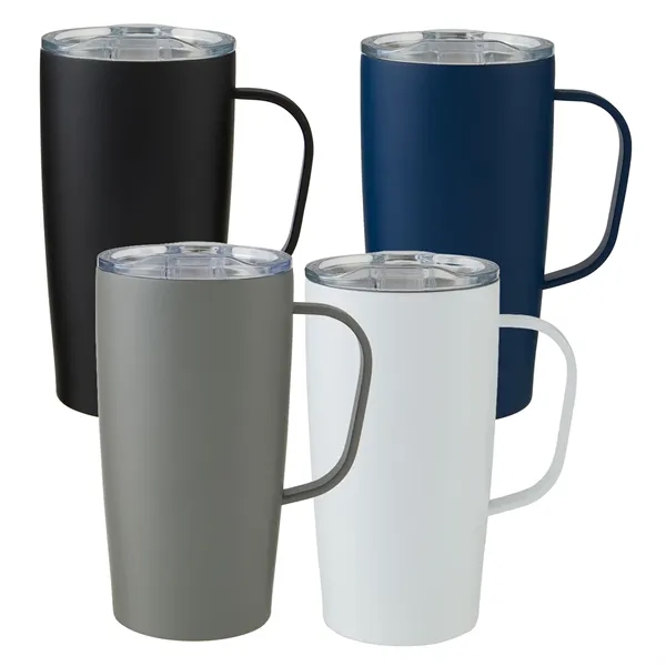 Double-wall copper-lined stainless steel mug plus 1 color silkscreen imprint on... from ASI 37218 Athena Promo (tm)