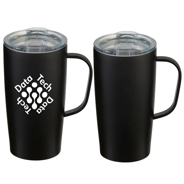 Double-wall copper-lined stainless steel mug plus 1 color silkscreen imprint on... from ASI 37218 Athena Promo (tm)