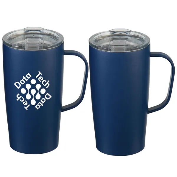 Double-wall copper-lined stainless steel mug plus 1 color silkscreen imprint on... from ASI 37218 Athena Promo (tm)