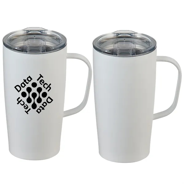 Double-wall copper-lined stainless steel mug plus 1 color silkscreen imprint on... from ASI 37218 Athena Promo (tm)
