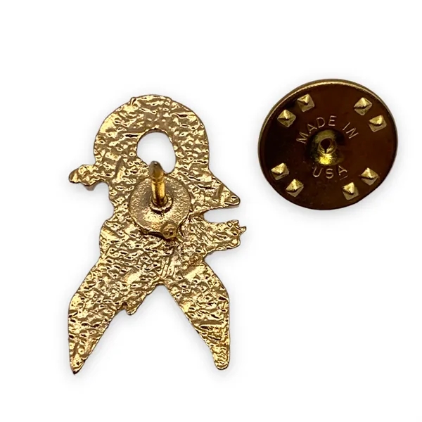 Dove on yellow ribbon lapel pin. Blank.... from ASI 96235 Wehr Industries Inc