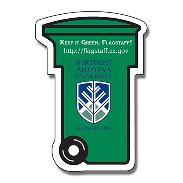 Magnet - Trash Can Shape (2.4375x3.5) - 20 Mil... from ASI 91760 Tradenet Publishing / TradeNet Line