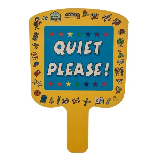 Shaped Hand Fan - Full Color... from ASI 77280 Pepco Poms