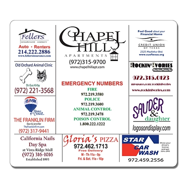 Magnet - 7x8 Round Corners - 25 mil.... from ASI 91760 Tradenet Publishing / TradeNet Line