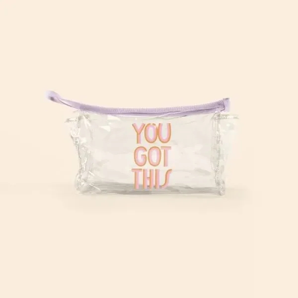 Large rectangle shaped, gusseted vinyl pouch and a zippered closure, zipper... from ASI 74710 Numo