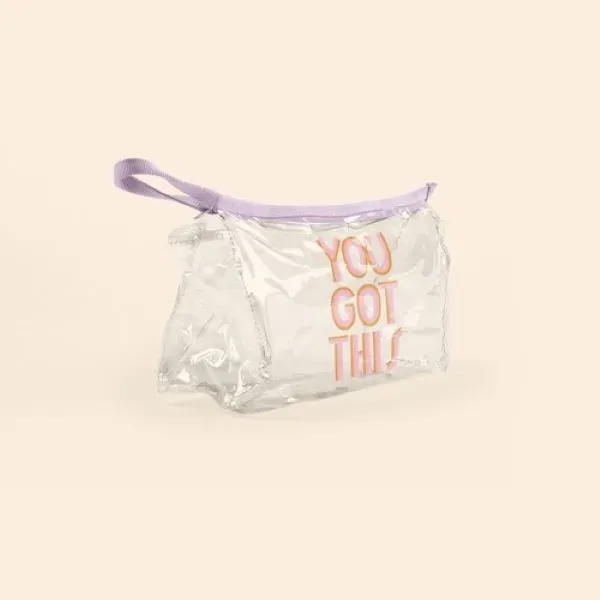 Large rectangle shaped, gusseted vinyl pouch and a zippered closure, zipper... from ASI 74710 Numo