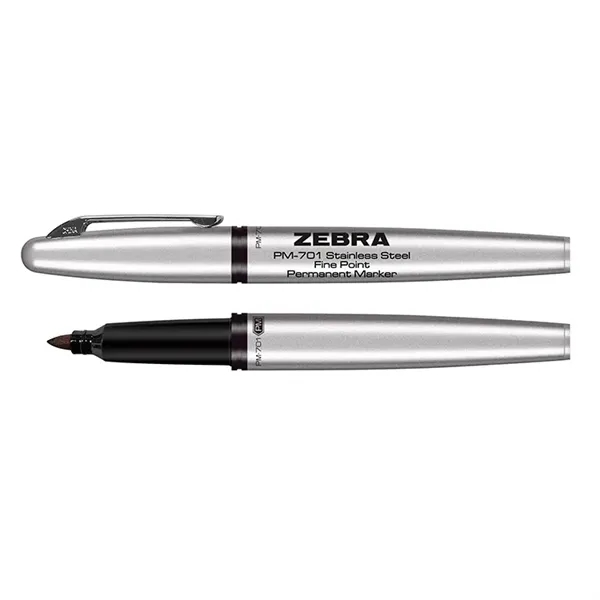 Zebra PM-701 Stainless Steel Fine Tip Permanent Marker... from ASI 67675 Liqui-Mark Corp