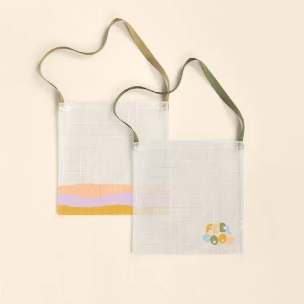 The Sunshine Tote bag has one long over-the-shoulder strap! Now you... from ASI 74710 Numo