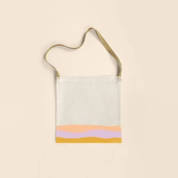 The Sunshine Tote bag has one long over-the-shoulder strap! Now you... from ASI 74710 Numo