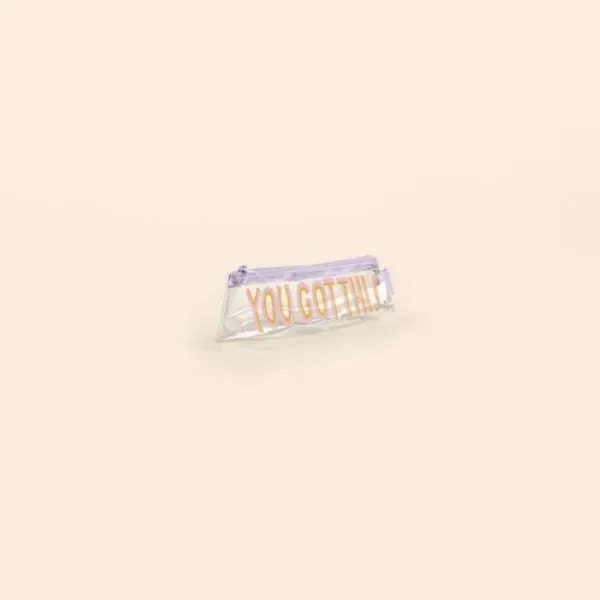 Small-size, long vinyl pouch with zippered closure for holding pencils. Available... from ASI 74710 Numo