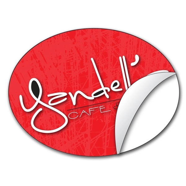 Sticker / Decal - UV-Coated Vinyl - 4x3 Oval Shape... from ASI 91760 Tradenet Publishing / TradeNet Line