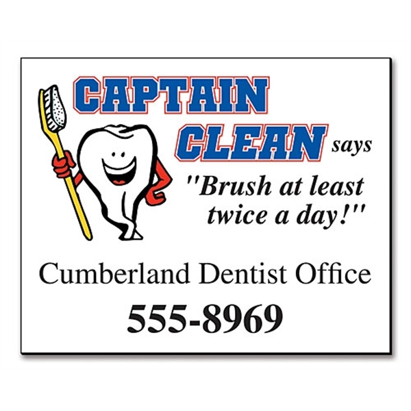 Magnet - 2x2.5 Square Corner - 20 Mil.... from ASI 91760 Tradenet Publishing / TradeNet Line