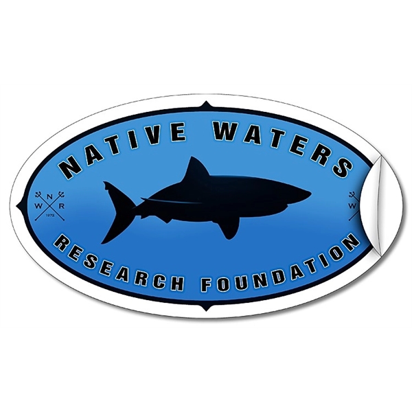 Sticker / Decal - UV-Coated Vinyl - 10.5x6 Oval Shape... from ASI 91760 Tradenet Publishing / TradeNet Line