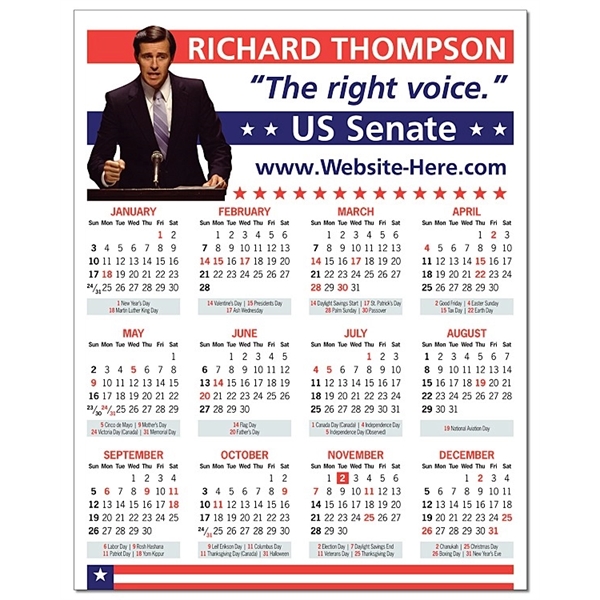 Political Laminated Card - 8.5x11 - 14 pt.... from ASI 91760 Tradenet Publishing / TradeNet Line
