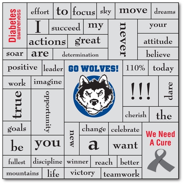 Awareness Magna-Phrase Magnet - 5.5x5.5 - 25 mil.... from ASI 91760 Tradenet Publishing / TradeNet Line