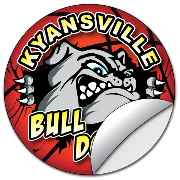 Sticker / Decal - UV-Coated Vinyl - 8.5 Inch Circle... from ASI 91760 Tradenet Publishing / TradeNet Line