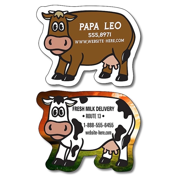 Magnet - Cow Shape (2.63x2.06) - 20 mil.... from ASI 91760 Tradenet Publishing / TradeNet Line