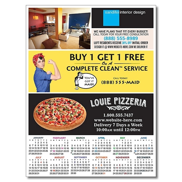 Magnet - 6.25x8.25 Square Corners - 20 mil.... from ASI 91760 Tradenet Publishing / TradeNet Line