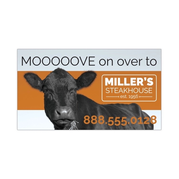 Magnet - 2.25x4 Square Corners - 20 Mil.... from ASI 91760 Tradenet Publishing / TradeNet Line