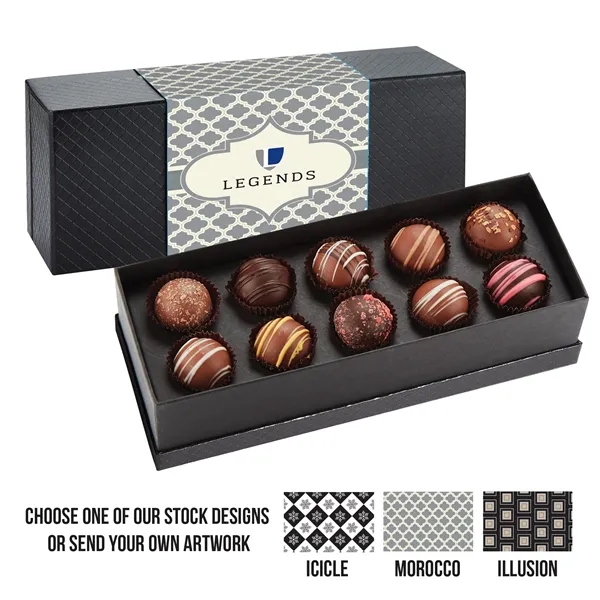 10 piece decadent truffle box with a choice of 10 different... from ASI 71685 Midnite Snax®