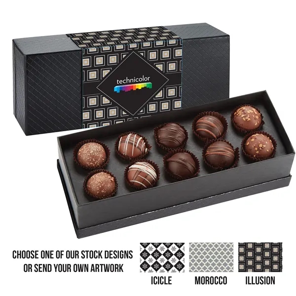 10 piece decadent truffle box available in a variety of different... from ASI 71685 Midnite Snax®