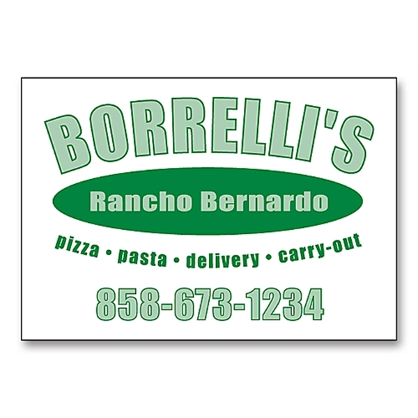 Magnet - 2.5x1.75 Square Corners - 25 Mil.... from ASI 91760 Tradenet Publishing / TradeNet Line