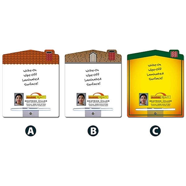 Real Estate Magnetic Memo Board - 8.5x10.125 House Shape... from ASI 91760 Tradenet Publishing / TradeNet Line