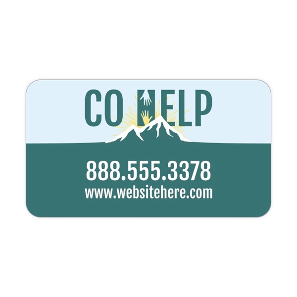 Magnet - 3.125x1.75 Round Corners - 20 Mil.... from ASI 91760 Tradenet Publishing / TradeNet Line