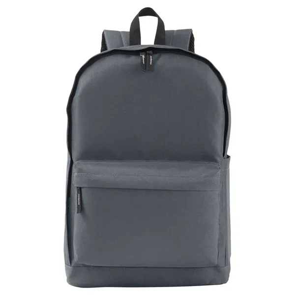 17.2" x 0.748" x 11.82" backpack with a double-zippered main compartment,... from ASI 34063 alphabroder