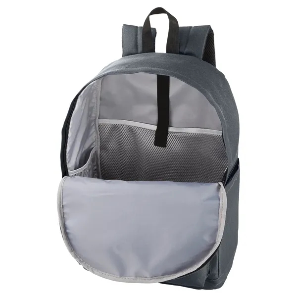17.2" x 0.748" x 11.82" backpack with a double-zippered main compartment,... from ASI 34063 alphabroder