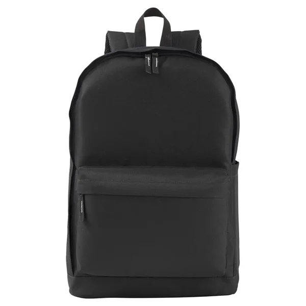 17.2" x 0.748" x 11.82" backpack with a double-zippered main compartment,... from ASI 34063 alphabroder