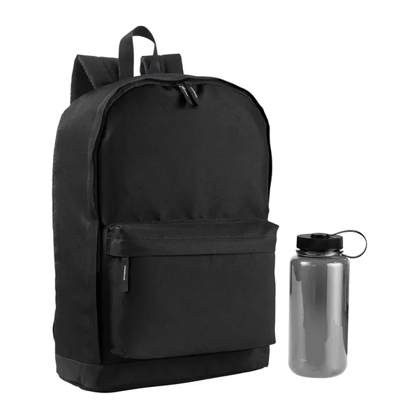 17.2" x 0.748" x 11.82" backpack with a double-zippered main compartment,... from ASI 34063 alphabroder