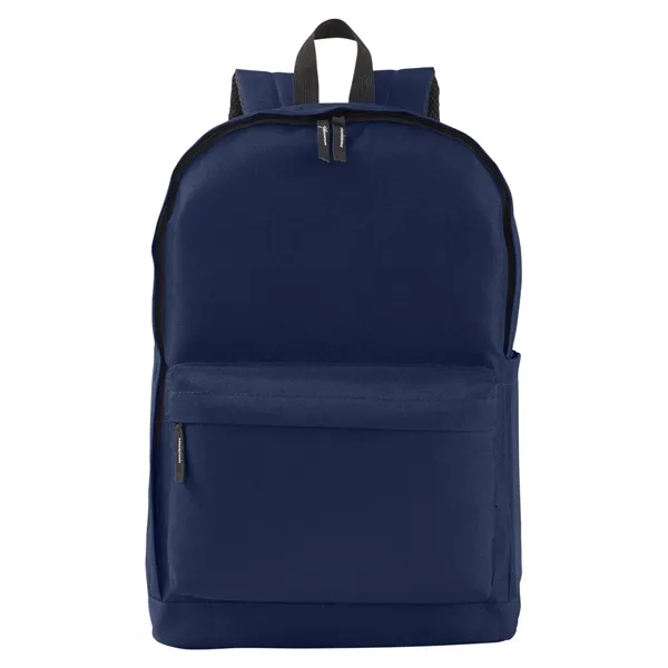 17.2" x 0.748" x 11.82" backpack with a double-zippered main compartment,... from ASI 34063 alphabroder