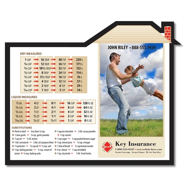 Magnet - House Shape (4.75x3.875) - 25 mil.... from ASI 91760 Tradenet Publishing / TradeNet Line